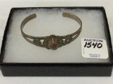 Ladies Sterling Silver Southwest Stone Bracelet