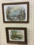 Lot of 2 Framed Landscape Prints