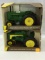 Lot of 2-Ertl 1/16th Scale John Deere Die Cast