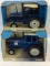 Lot of 2 Ertl 1/16th Scale Die Cast Ford Tractors