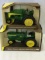 Lot of 2 Ertl 1/16th Scale Die Cast John Deere