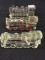 Lot of 3 Train Design Candy Containers