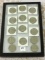 Collection of 14 Ike Dollars