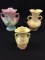 Lot of 3 Hull Art Pottery Vases Including