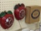 Lot of 2 Seth Thomas Apple Design Clocks