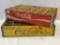 Lot of 2 Wood Coca Cola Bottle Crates