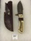 Ducks Unlimited Stag Handled Knife w/ Sheath