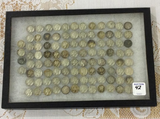 Collection of Approx. 100 Mercury Dimes-