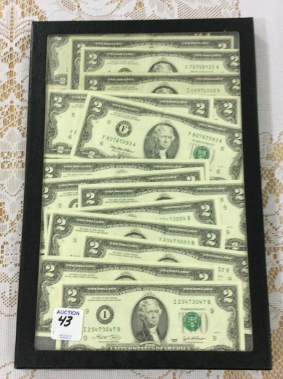 Collection of 15-Two Dollar Bills Including