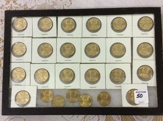 Collection of Approx. 25 Lincoln One Dollar Coins