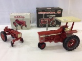 Lot of 2-Ertl 1/16th Scale Die Cast Toy Tractors