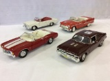 Lot of 4 Toy Die Cast Collector 1/18th Scale Cars