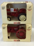 Lot of 2-Ertl 1/16th Scale Case Die Cast Tractors