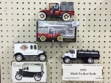 Lot of 3 Toy Truck Banks w. Boxes