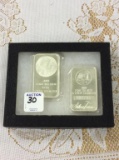 Lot of 2-5 Troy Ounce .999 Fine Silver Bars