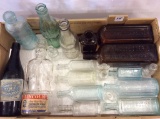 Collection of Approx. 20 Various Old Bottles