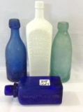 Lot of 4 Old Adv. Bottles Including