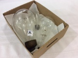 Lot of 3 Various Size Old Light bulbs