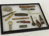 Group of Trinkets Including Watch Fob-Adv.