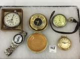 Group w/ 3-Pocket Watches-Westclox,