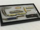Group of 11 Various Folding Knives Including