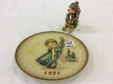 Lot of 2 Goebel Hummel Pieces Incuding