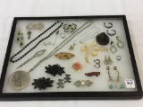 Collection of Ladies Costume Jewelry-Mostly