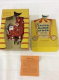 New in the Box Calico Horse Clock Model 515