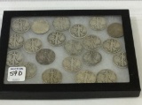 Collection of 21 Walking LIberty Halves Including