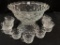 American Fostoria Lg. Punch Bowl w/ Pedestal