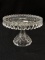 American Fostoria Round Pedestal Cake Stand