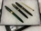 Lot of 3 Sheaffer Fountain Pens Including