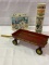 Lot of 3 Including LIttle Red Wagon Toy,