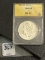 Graded 1881-0 Morgan Silver Dollar MS-62