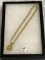 Heavy 14K Gold Chain w/ Pendant -Total Weight