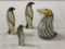 Lot of 4  Penguin Figurines Including