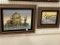 Lot of 2 Framed Screen Silks Including