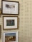 Lot of 3 Framed Prints-One 