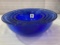 Set of 4 Cobalt Blue Pyrex Glass Nesting Bowls