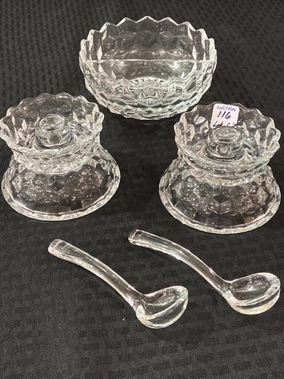 American Fostoria Glassware-Lot of 3 Including