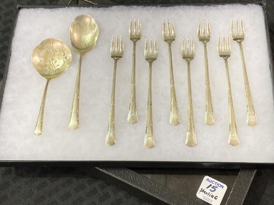 Group of Matching Sterling Flatware Including