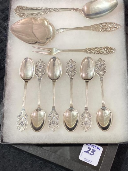 Sm. Group of Flatware Including 6 Sm.  Matching