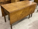 Fabulous Antique Gateleg Drop Leaf Harvest Table