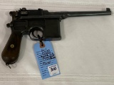 German Mauser Pistol-Bolo Broom Handle 7.63 Mauser