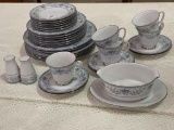 Sm. Set of Noritake Blue Hill Pattern China #2482