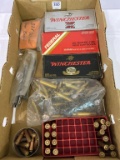 Group of Ammo Including Full Box of 225 Win,