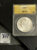 Graded 1886  Morgan Silver Dollar MS-62