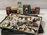 Collection of Various Penguin Ornaments Including