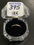 18K White Gold Ring-Size 7