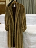 Genuine Ladies Full Length Fur Coat